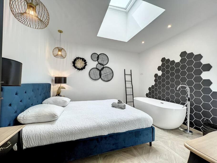 Loft Raffine Et Chic Au Calme Proche Du Centre De Beziers Et Des Plages Apartment Boujan-sur-Libron Екстериор снимка