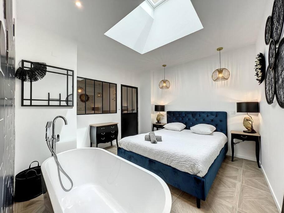 Loft Raffine Et Chic Au Calme Proche Du Centre De Beziers Et Des Plages Apartment Boujan-sur-Libron Екстериор снимка